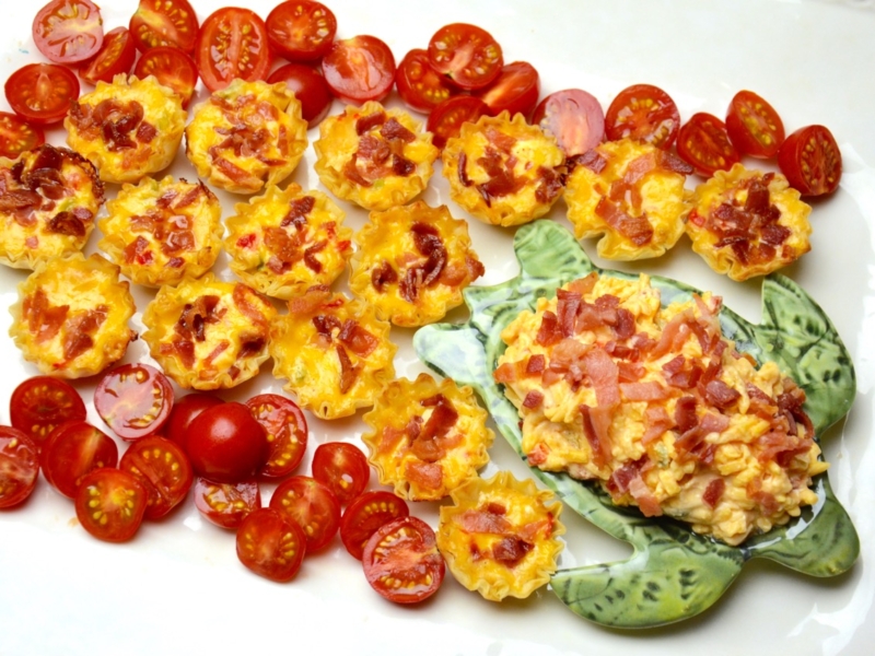 Palmetto Pimento Cheese Phyllo Cups