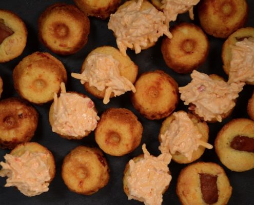 Palmetto Cheese Mini Corndog Muffins