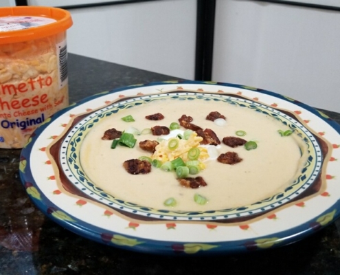 Instant Pot Palmetto Cheese Faux Potato Soup