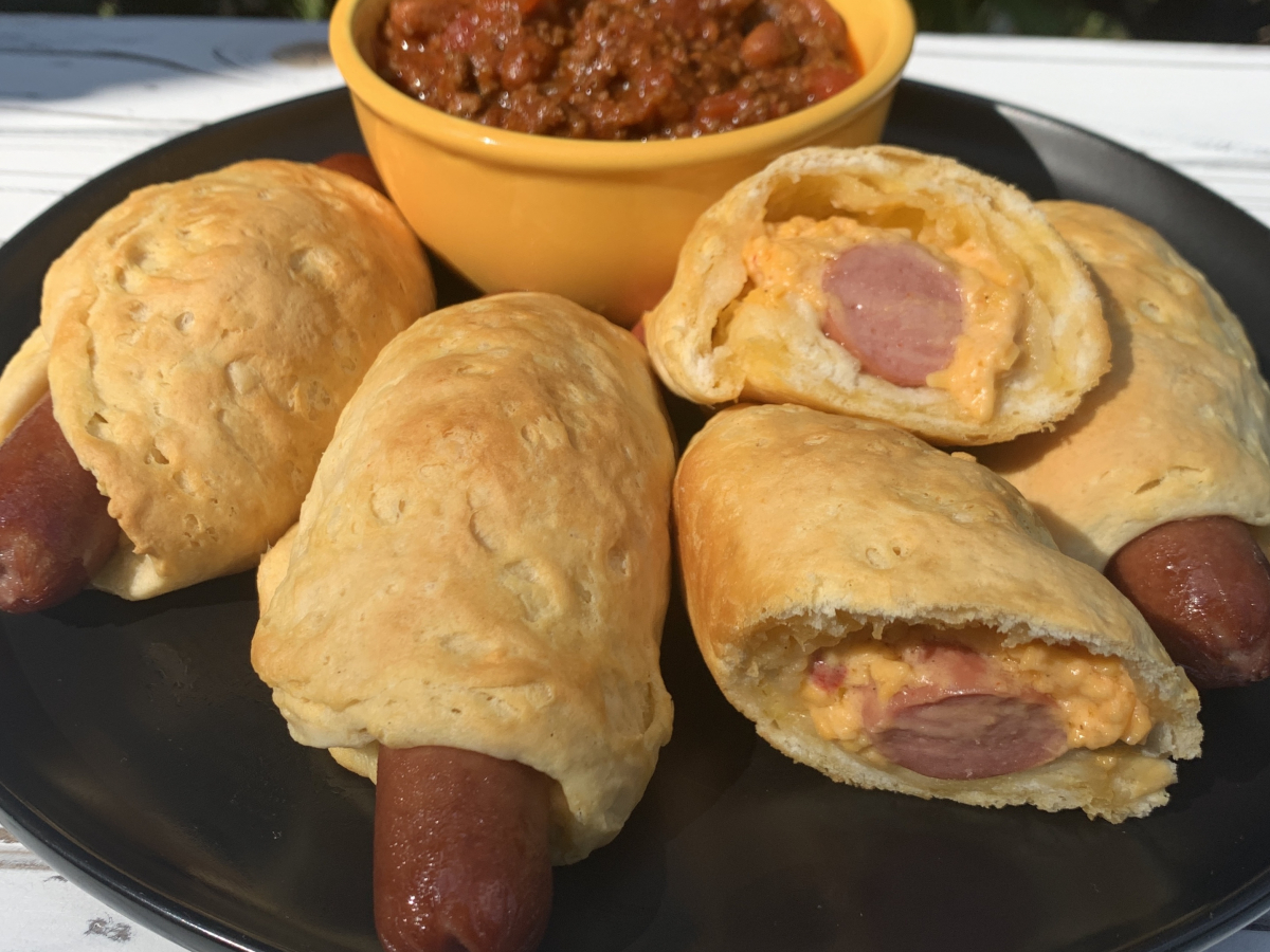 Biscuit Cheese Dog – Palmetto Cheese – Homestyle Pimento Cheese