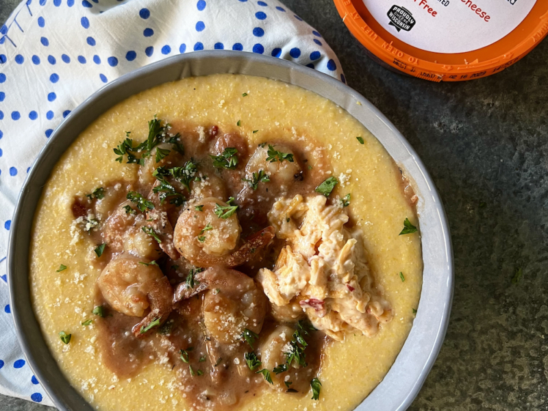 Palmetto Cheese Shrimp and Grits