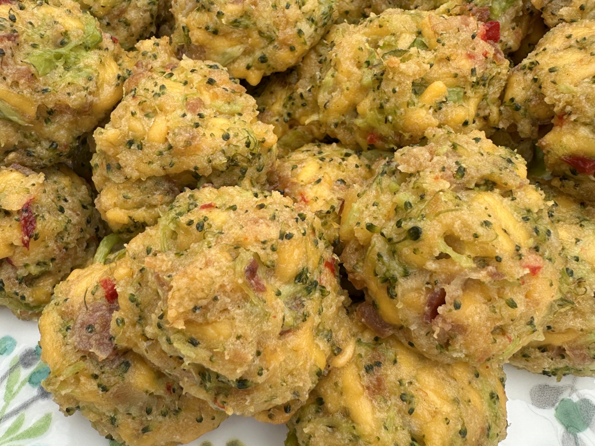 Broccoli Bacon Cheese Balls Palmetto Cheese Homestyle Pimento Cheese