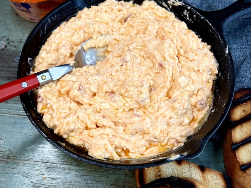 Hot Smoked Pimento Cheese Dip