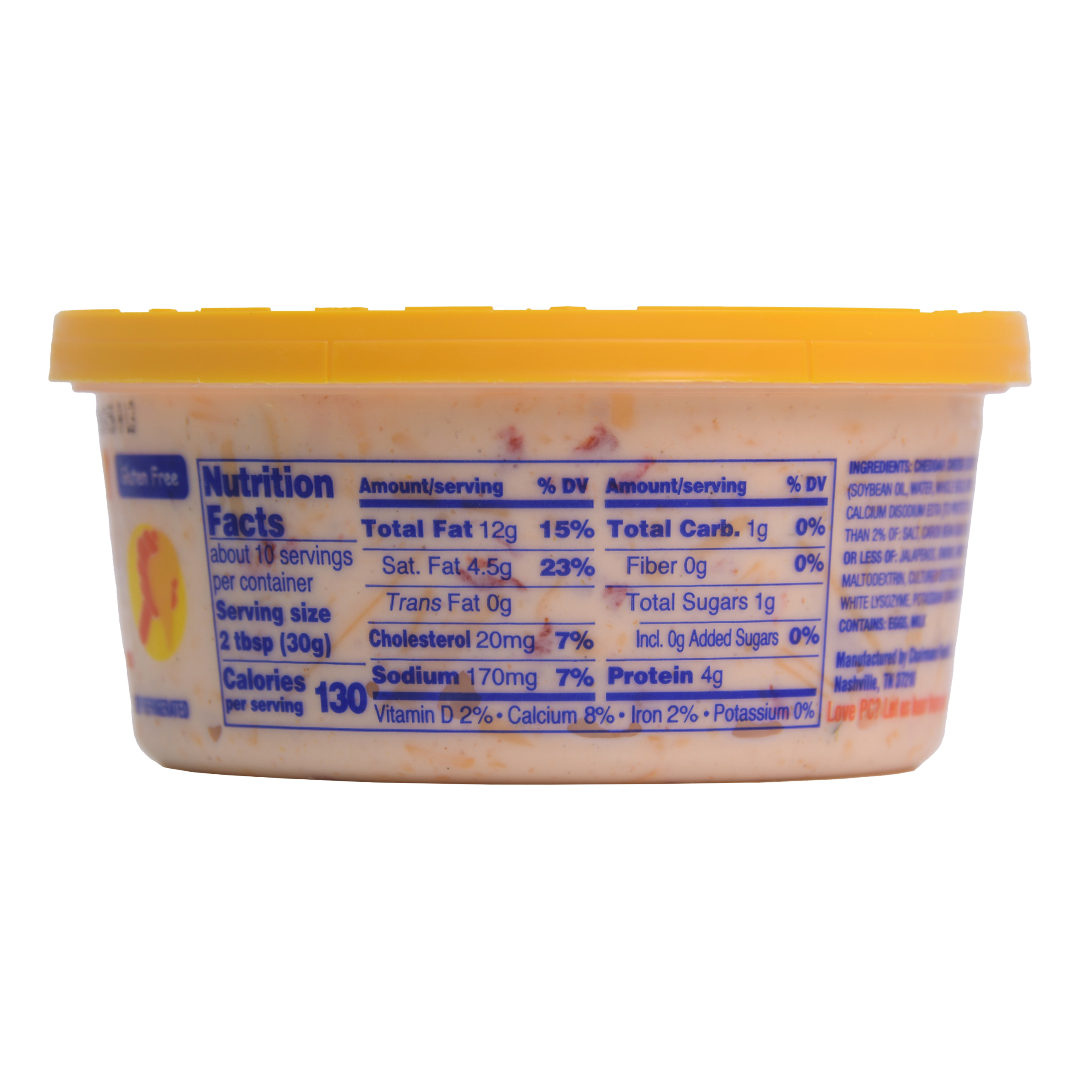 896040001561_side1 hot honey palmetto cheese pimento cheese